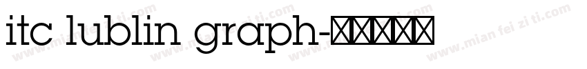 itc lublin graph字体转换